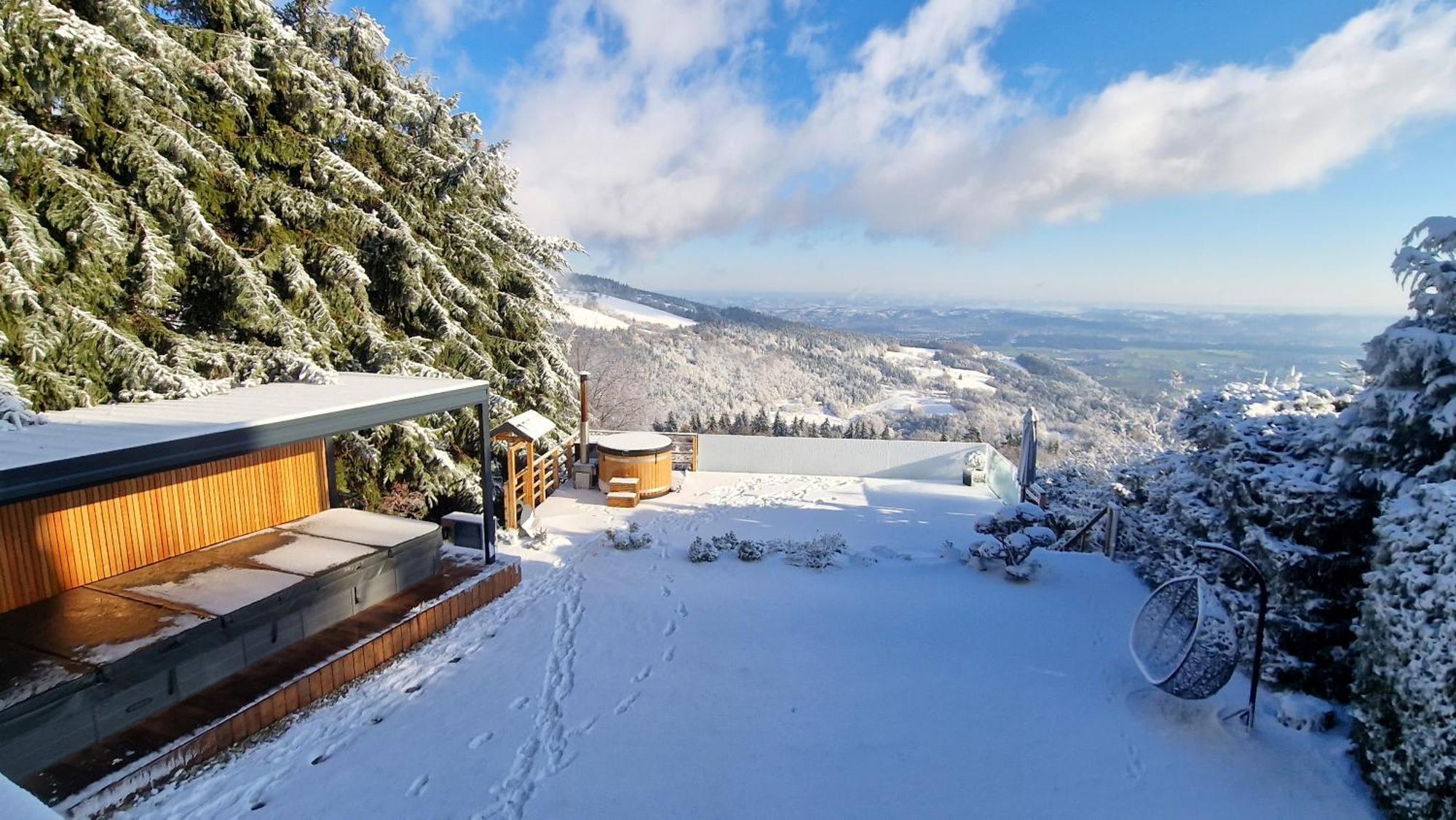 Panoramic View Cottage House - Heaven Hočko Pohorje Kültér fotó